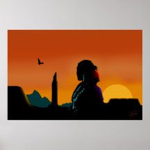 Eagle Gaze Poster