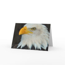 Eagle Head Greeting Card