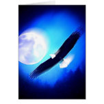 Eagle in Flight & Full Moon Cards