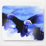 Eagle in Flight Mouse Pads