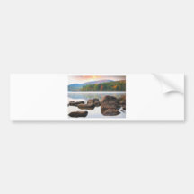 Eagle lake in acadia national park 2 bumper stickers