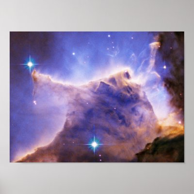 Eagle Nebula M16 Pillar Detail- Portion of Top Posters