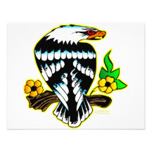Eagle On Branch Invitation