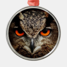 Eagle-Owl Christmas Tree Ornament