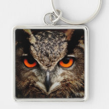 Eagle-Owl Keychain