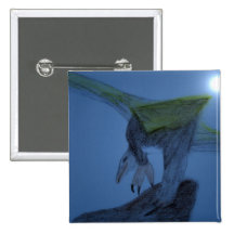 Eagle Pinback Button