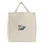 Eagle Portrait embroidered bags