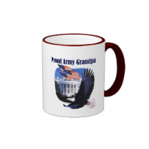 Eagle Proud Army Grandpa Tshirts and Gifts Coffee Mugs