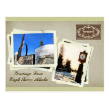 Eagle River, Alaska Postcard