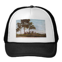 Eagle Rock, Top of Orange Mountain, NJ 1906 Vintag Hats