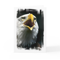 Eagle Screach Greeting Card