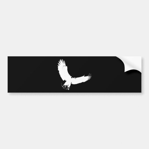 Eagle Silhouette Bumper Stickers