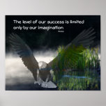 Eagle Success Quote Motivational Poster posters