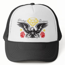 Eagle Tattoo  Diamonds and Roses Vintage Desi Hat