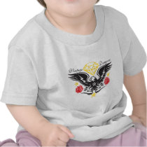 Eagle Tattoo  Diamonds and Roses Vintage Desi T Shirt