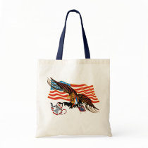 Eagle-Tea-Part-Ver-4 Tote Bags