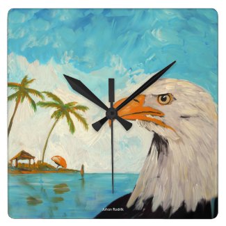 Eagle Square Wallclock