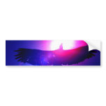 Eagle Wings - Eagle in Flight Bumper Sticker