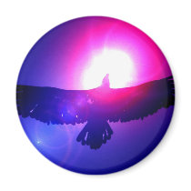 Eagle Wings - Eagle in Flight Magnet