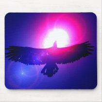 Eagle Wings - Eagle in Flight Mouse Pads