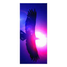 Eagle Wings - Eagle in Flight Rack Card Design