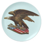Eagle with Arrows on Shield Dinner Plate