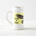 Eagle with guitar cool beer mug