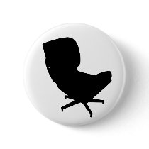 Eames Lounge Chair Badge Pinback Buttons
