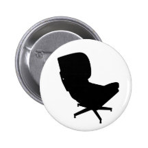 Eames Lounge Chair Badge Pinback Buttons