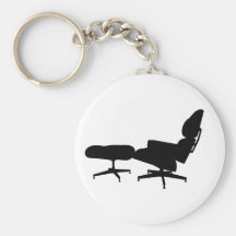 Eames Lounge Chair & Ottoman Keychain