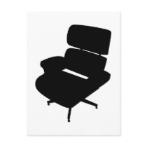 Eames Lounge Chair Postcard