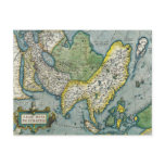 Early 16th Century Map of Asia Post Cards