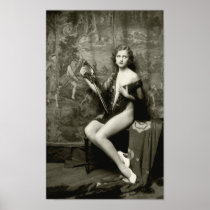 Early 1900s French postcard Print
