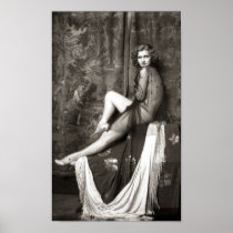 Early 1900s French postcard Poster