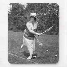Early 1900s Tennis Fashion Mousepads