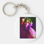 EARLY 20th CENTURY FLOWER CHILD Key Chain