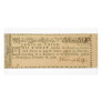 Early American Revolutionary War Lottery Ticket Customized Photo Card