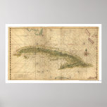 Early Island Of Cuba Map 1639 posters