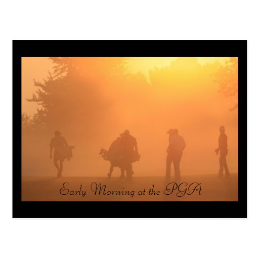 Early Morning at the PGA  Postcard