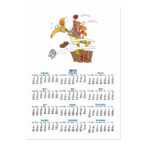 early morning rooster attack business cards