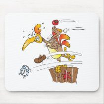 early morning rooster attack mousepad