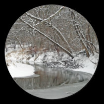 Early Winter At Petrifying Springs stickers