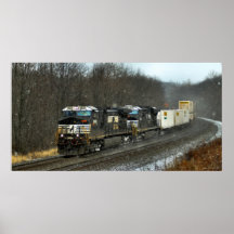 Early Winter Trailer Train Posters
