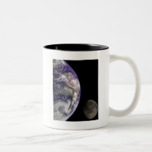 Earth and Moon by Galileo Coffee Mug