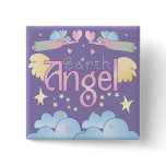 Earth Angel Pinback Buttons