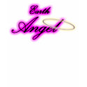 Earth Angel with Wings on back t-shirts