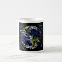 Earth As A Puzzle Coffee Mug