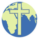 Earth Cross Sticker
