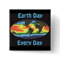 Earth Day 2012 - Global sea surface temperature buttons