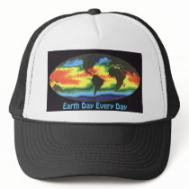 Earth Day 2012 - Global sea surface temperature hats